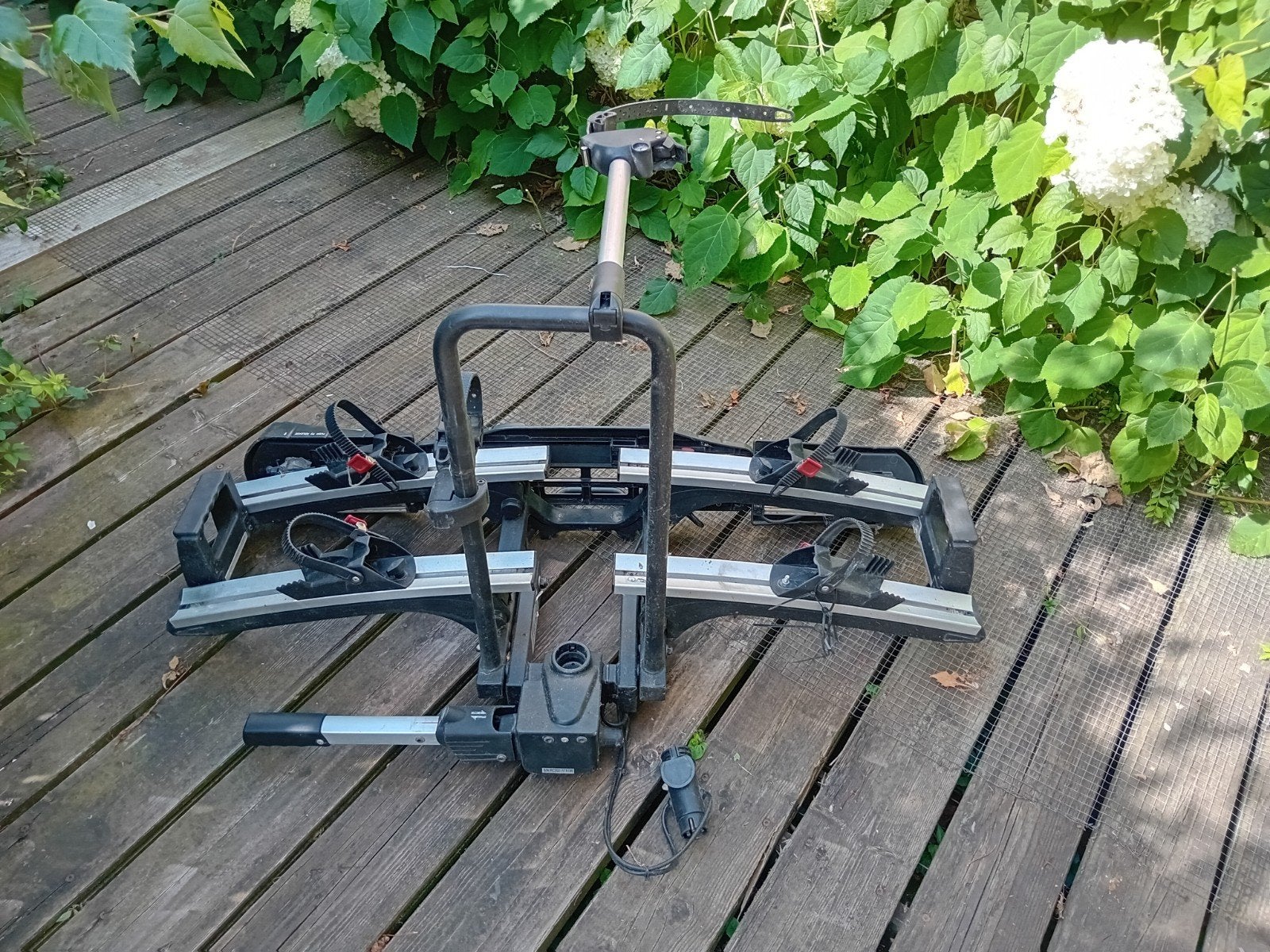 ANWB fietsendrager voor 2 electra bikes, Auto diversen, Fietsendragers, Gebruikt, Trekhaakdrager, 2 fietsen, Ophalen of Verzenden
