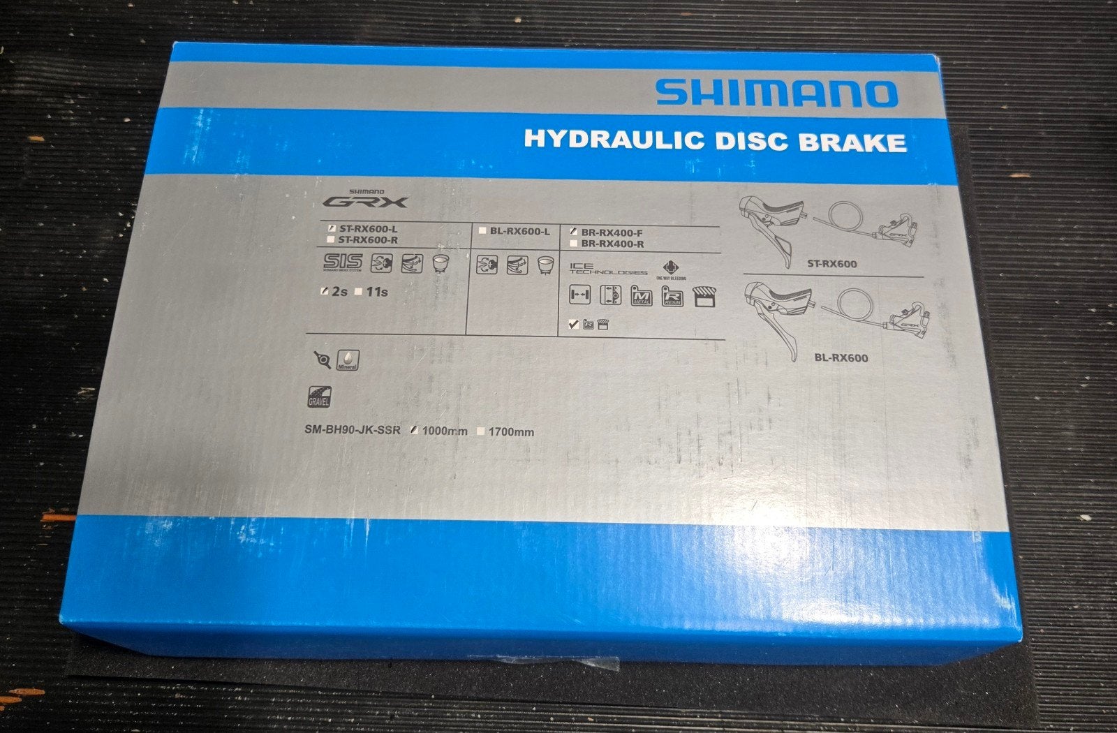 Shimano GRX Hydraulische Schijfremmen - Nieuw in Doos, Remmen, Gravelbike, Nieuw, Ophalen of Verzenden
