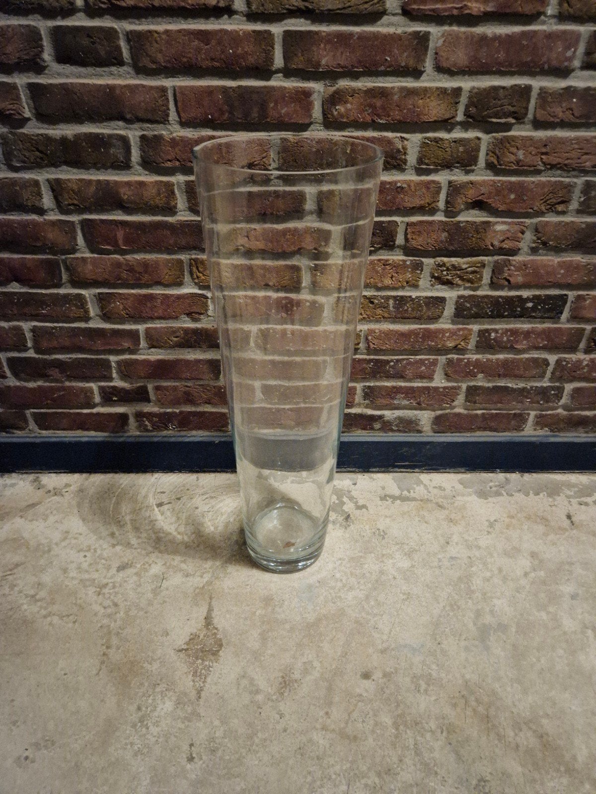 Glazen vaas, Huis en Inrichting, Ophalen, Geschikt voor droogbloemen, 80 cm, Glas