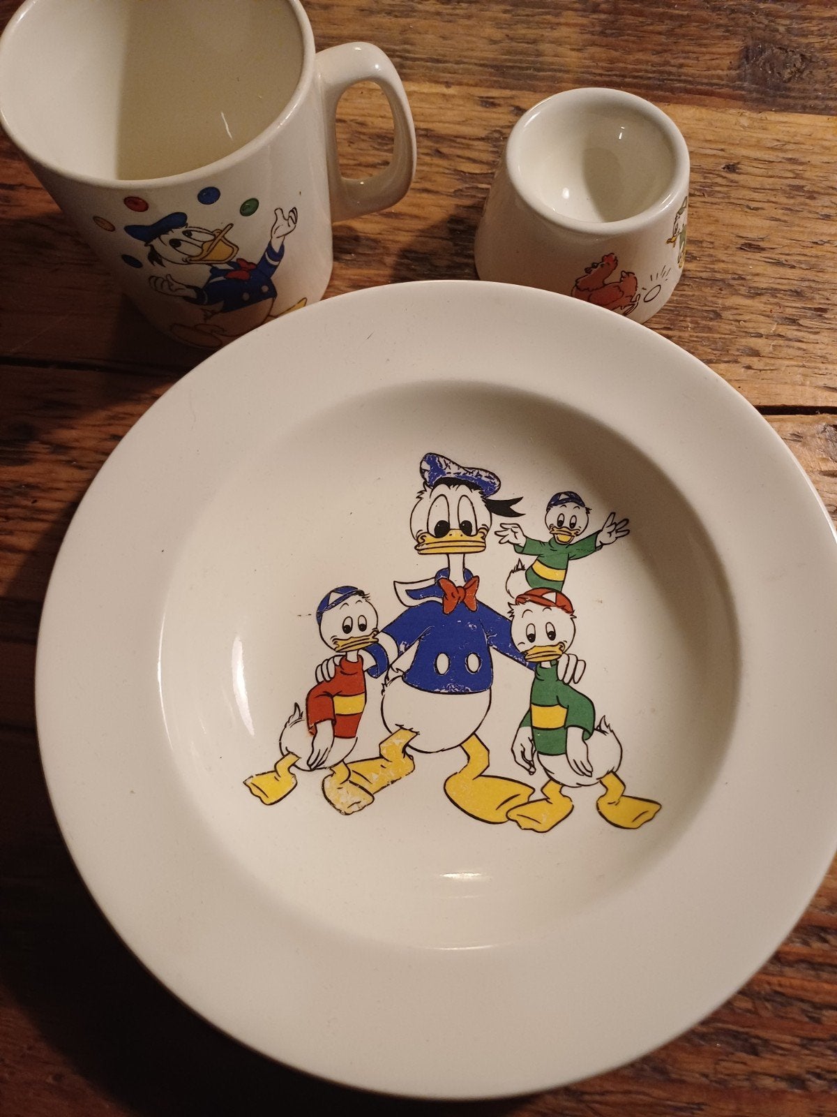 Vintage Walt Disney Royal Sphinx kinder ontbijtset, Ophalen
