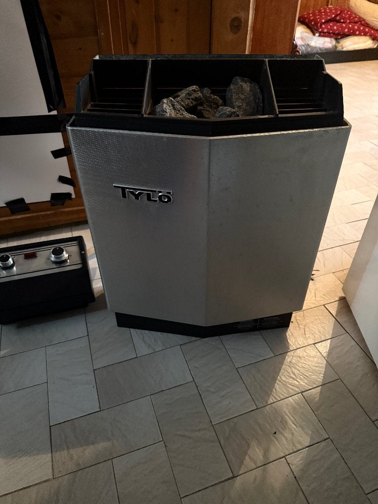 Tylo saunakachel, Ophalen, Gebruikt, Fins of Traditioneel, Onderdelen