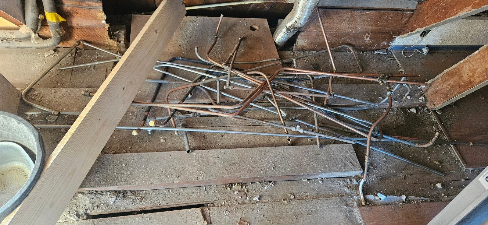 Koperen en stalen buizen - diverse maten, Ophalen, Overige materialen, Overige typen, Minder dan 2 meter