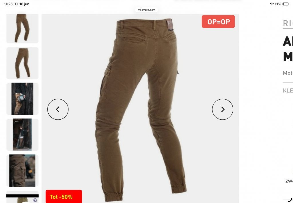 Fijne RICHA zomer motorbroek, dames zwart, Motoren, Ophalen of Verzenden, Broek | textiel, Richa, Dames
