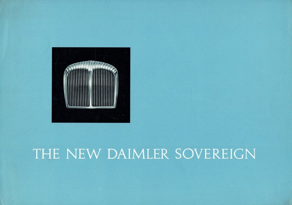 Folder Daimler Sovereign (ca.1966), Verzenden, Gelezen, Overige merken