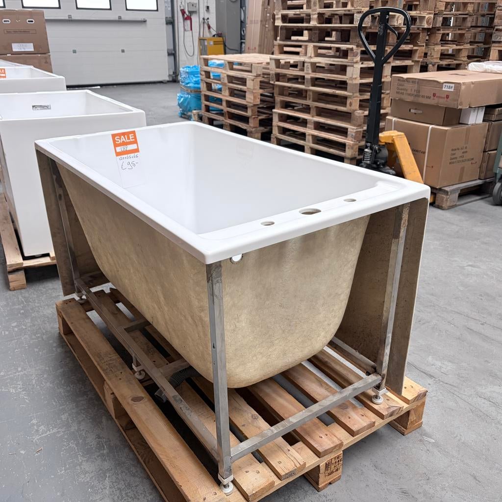 HOEKBAD compact incl afvoer 120x65x65 nr288, Ophalen of Verzenden, Nieuw
