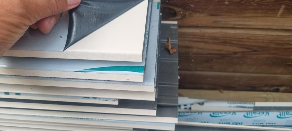 Keralit creme RAL9001 afwerklatten - Nieuw, Doe-het-zelf en Verbouw, Hout en Planken, Minder dan 25 mm, Verzenden, Overige typen
