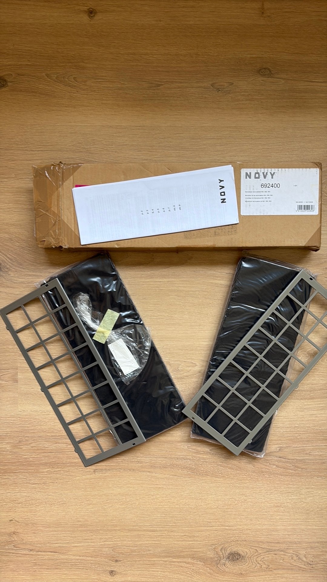 NOVY 692400 Filter Kit, Ophalen of Verzenden, Nieuw, Wandschouwkap, Recirculatie