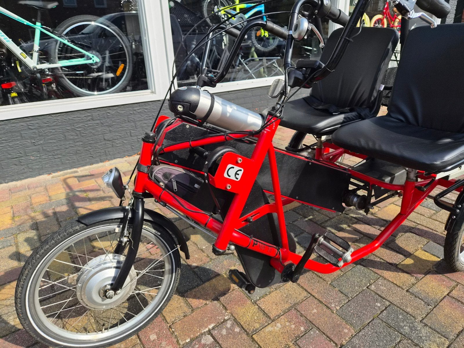 Elektrische Side-by-Side Duo Driewieler Fiets, Ophalen, Onbekend, Zo goed als nieuw, Onbekend