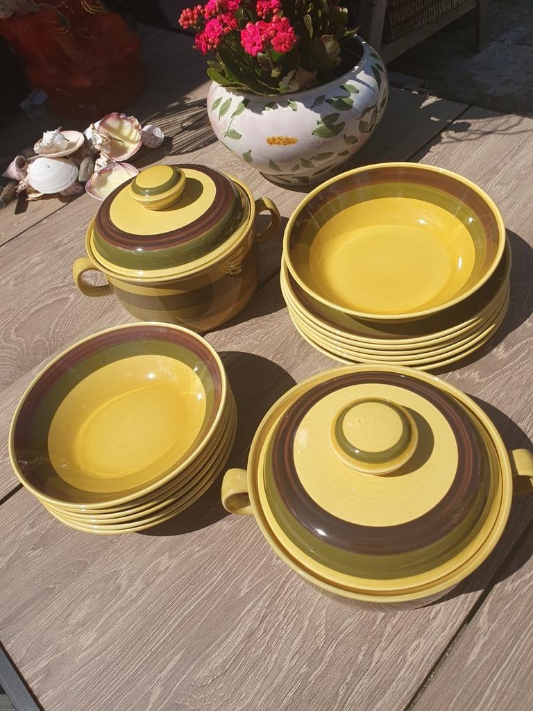Servies Stavangerflint Norway Honey vintage design gaaf, Ophalen of Verzenden