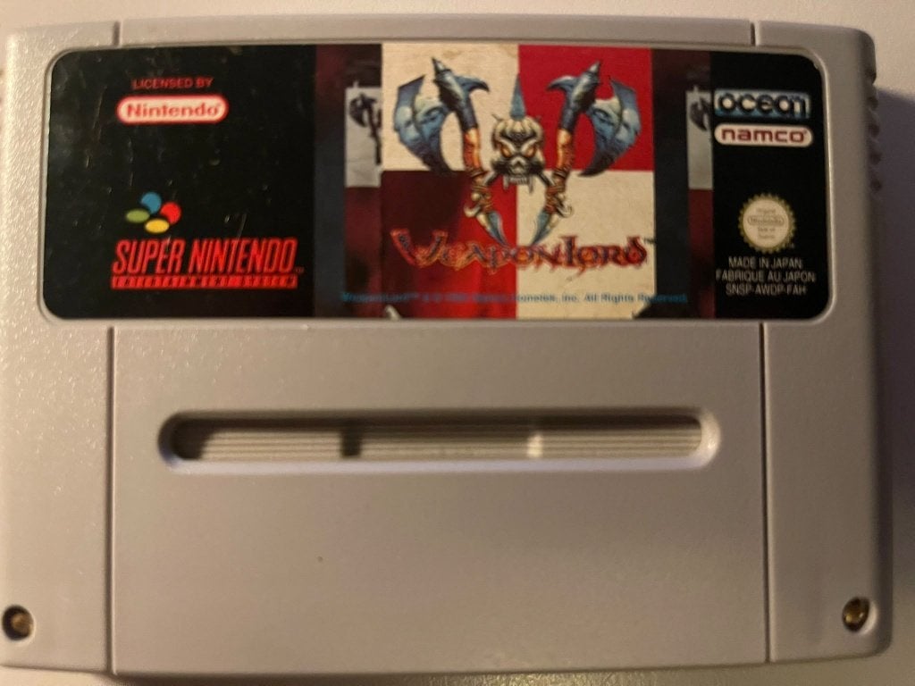 WeaponLord - SNES PAL - Cartridge, 1 speler, Ophalen of Verzenden, Gebruikt, Vanaf 3 jaar