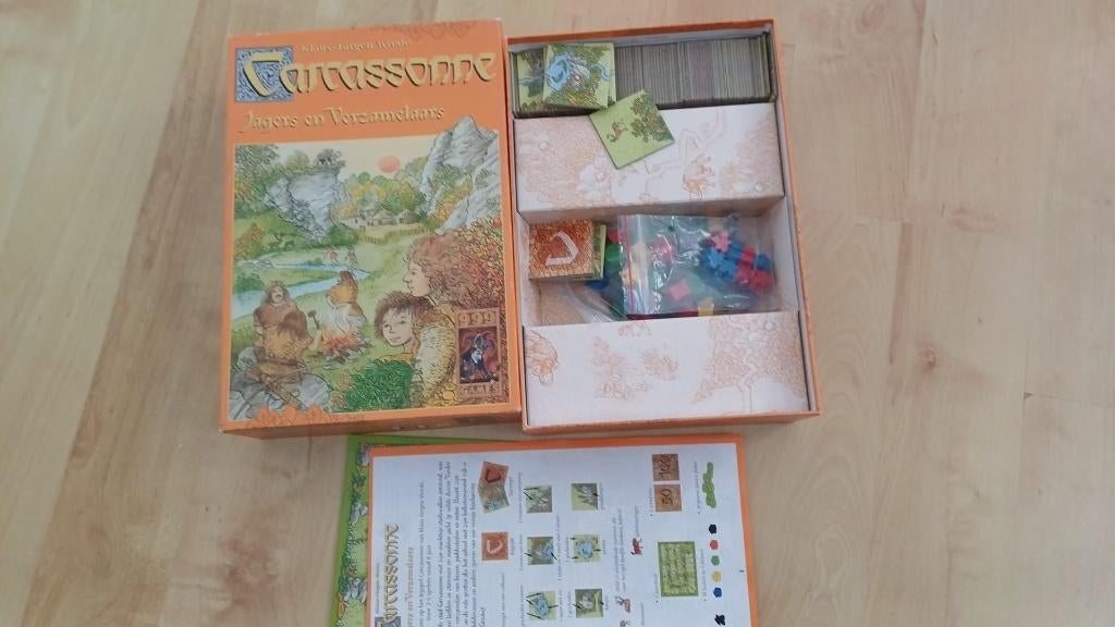 bordspel Carcassonne Jagers en Verzamelaars oude versie 999, Hobby en Vrije tijd, Gezelschapsspellen | Bordspellen, Vijf spelers of meer