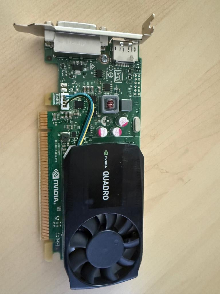 HP NVIDIA Quadro K620 2GB Graphics Card, Computers en Software, Videokaarten, GDDR3, DVI, Ophalen of Verzenden, Zo goed als nieuw