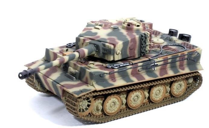 Radiografische tank HL Tiger I metalen onderkant Camo 2.4GH, Ophalen of Verzenden, Nieuw