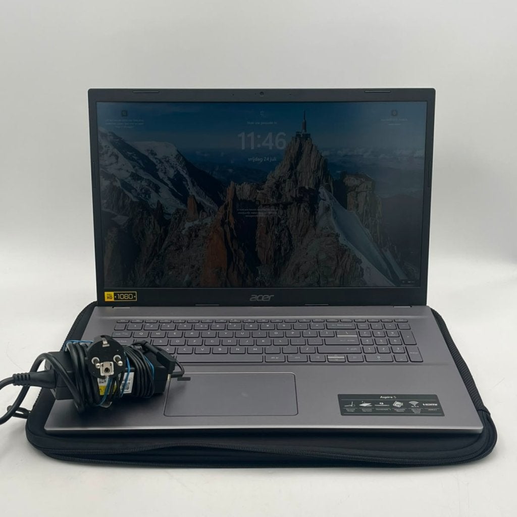 Acer Aspire 5 A17-53 12th Gen i7 512Gb 16GB 17 inch Laptop, Acer, Zo goed als nieuw, Support@acer.com, 8F, No. 88, Sec. 1, Xintai 5th Rd.
Xizhi District, New Taipei City 221
Taiwan
