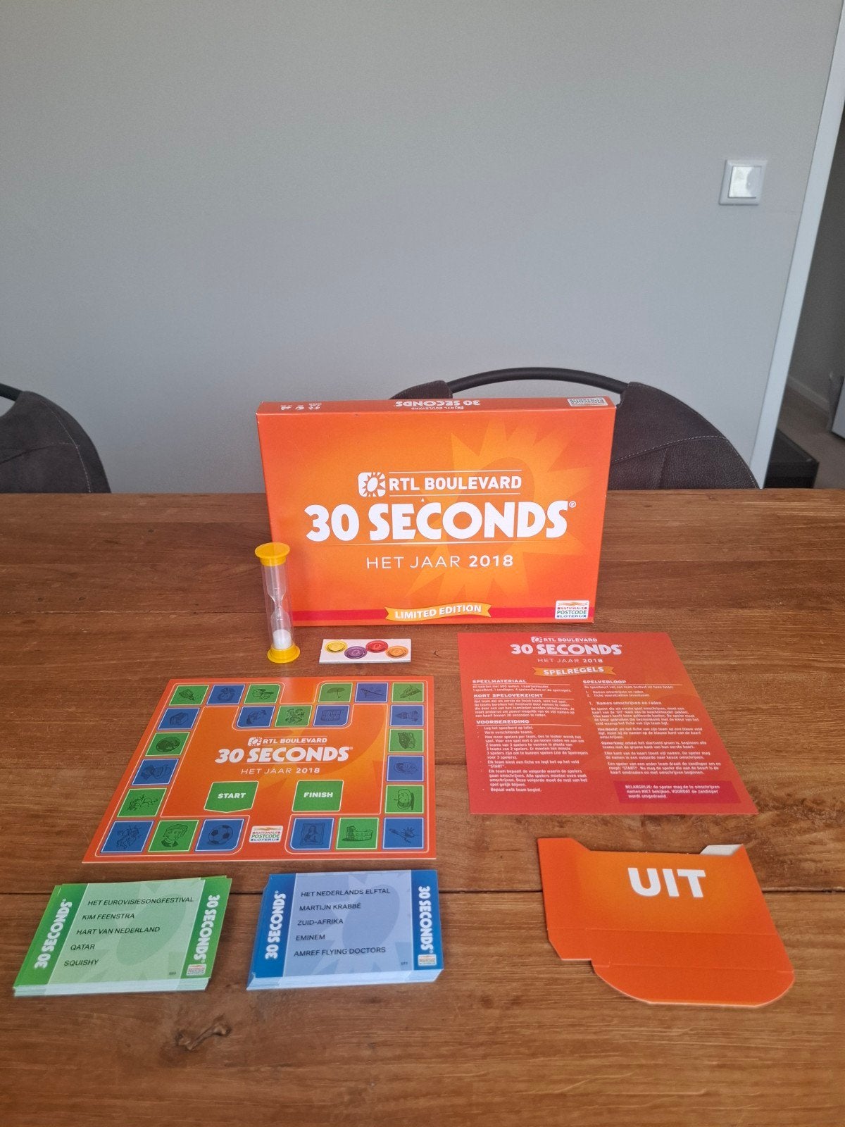 30 Seconds RTL Boulevard Het Jaar 2018 Limited Edition, Vijf spelers of meer, Ophalen of Verzenden, Zo goed als nieuw, RTL Boulevard