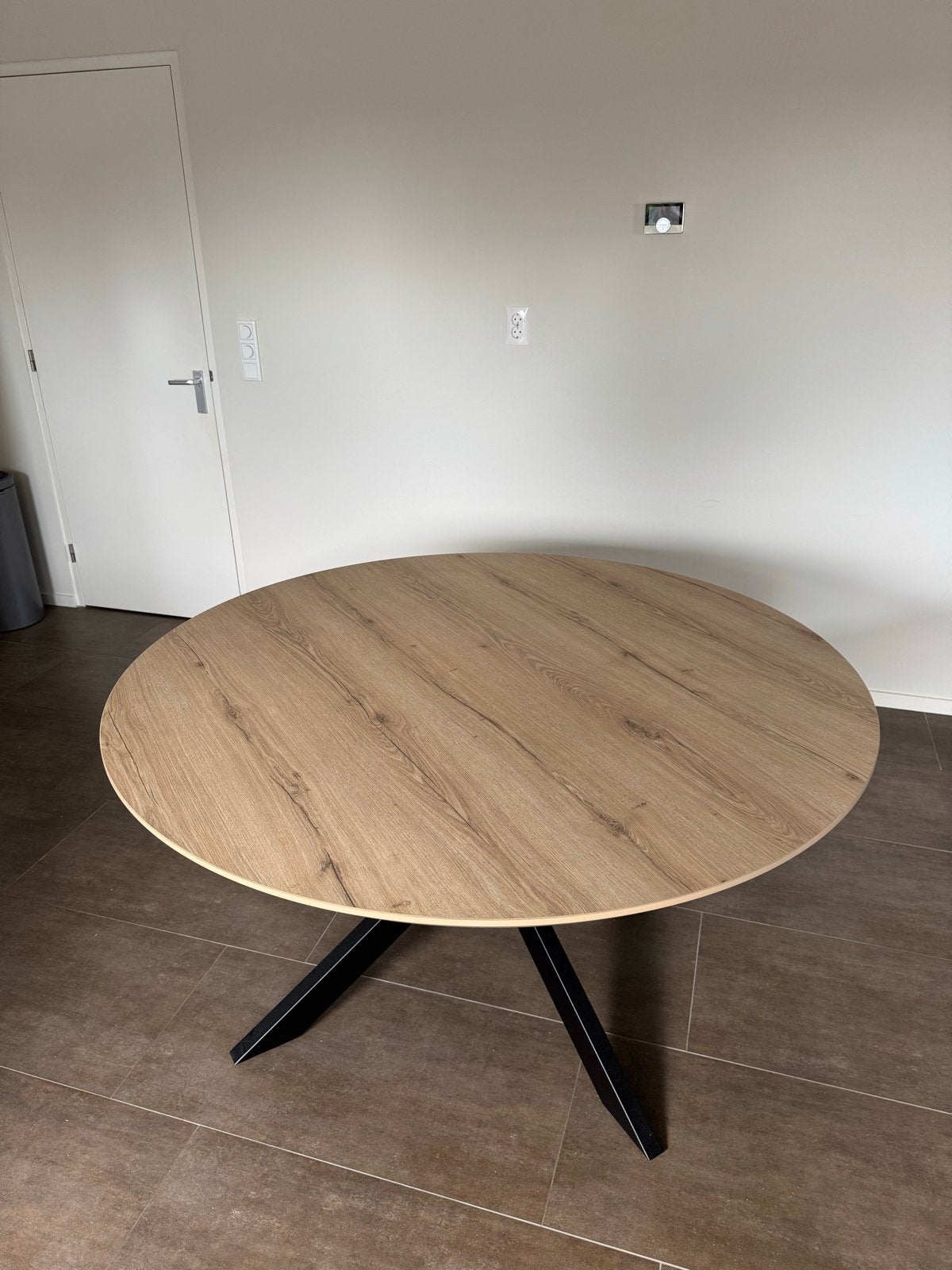 Ronde eettafel - Wilson - Haco - 150cm - nog als nieuw, Ophalen of Verzenden, Zo goed als nieuw, Rond, Eikenhout
