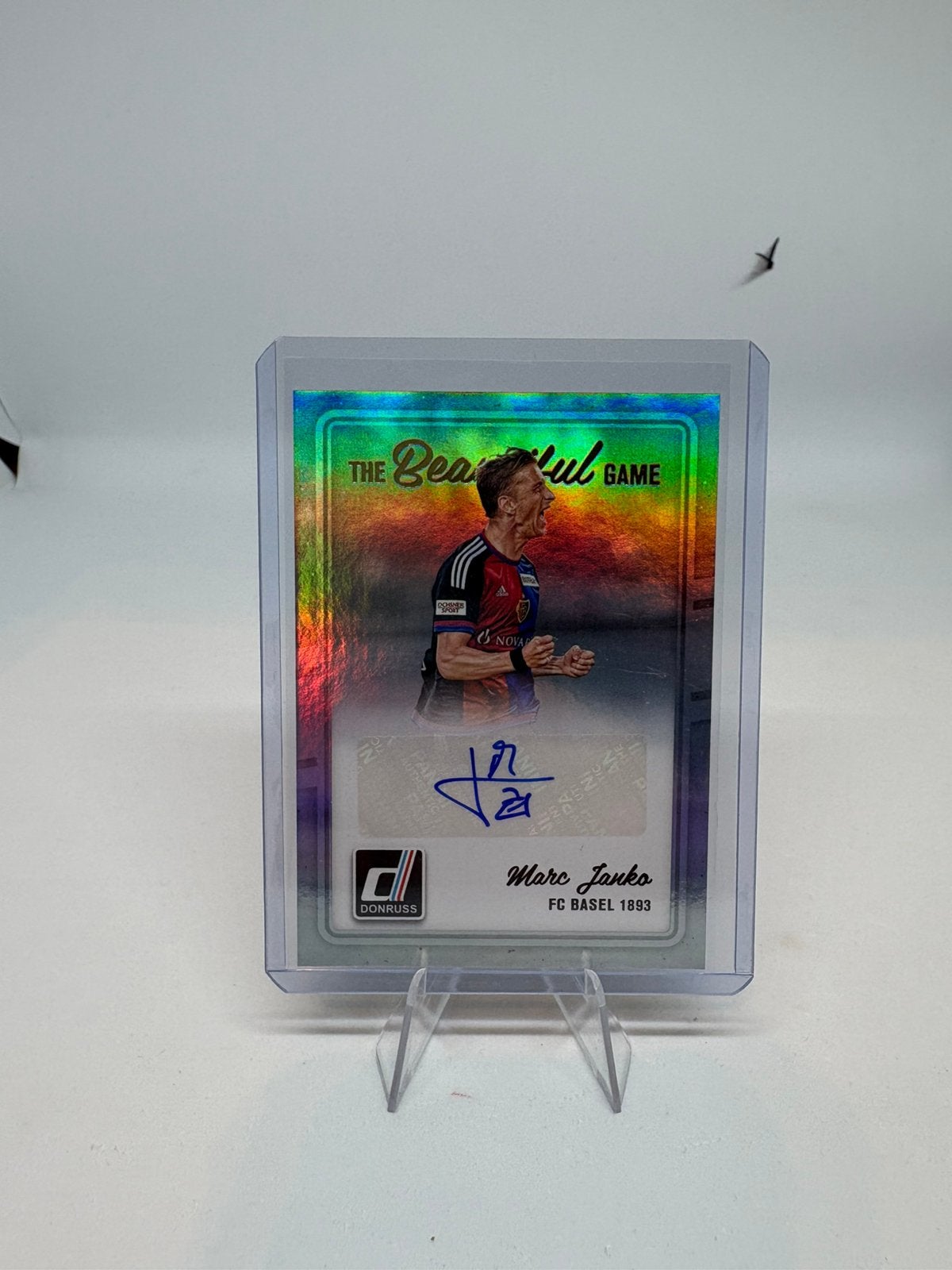 Panini Donruss 2016-17 Marc Janko FC Basel Autograph, Ophalen of Verzenden, Zo goed als nieuw, Plaatje