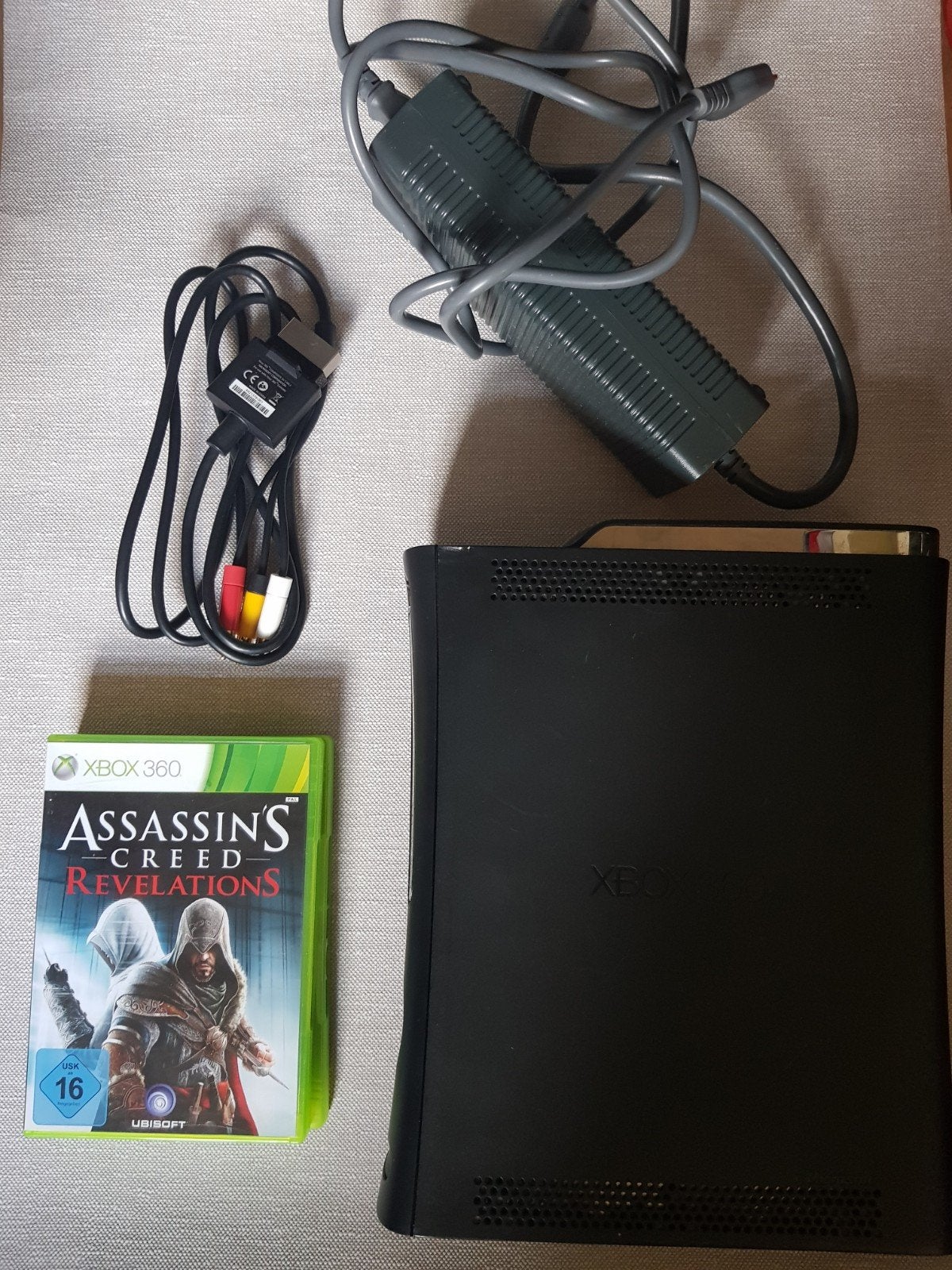 Xbox 360 zwart met toebehoren, Ophalen of Verzenden, Gebruikt, 120 GB, Met games
