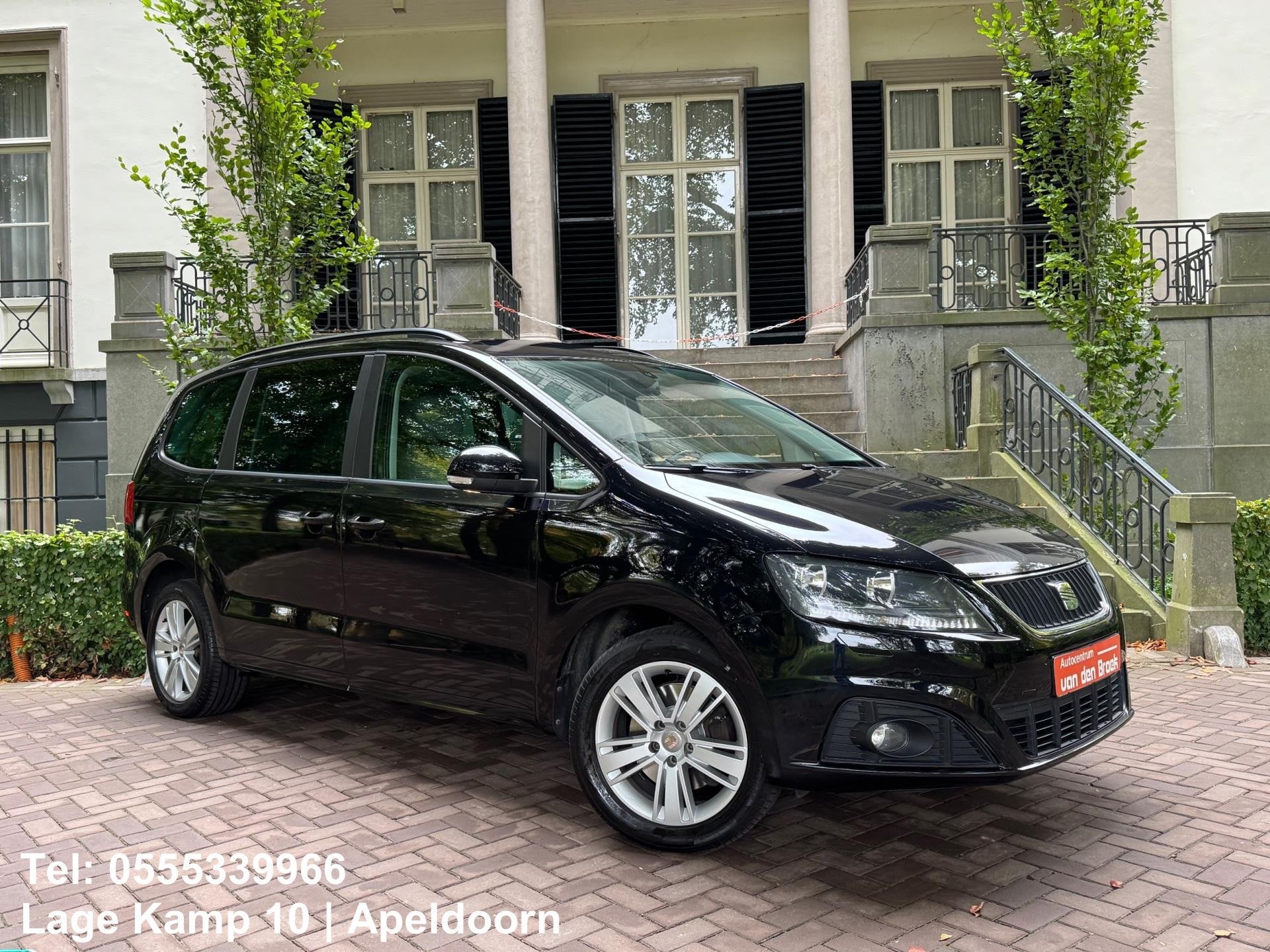 SEAT Alhambra 1.4 TSI Style Navi Camera Climate Cruise Ctr S, Auto's, Voorwielaandrijving, Gebruikt, 150 pk, Zwart