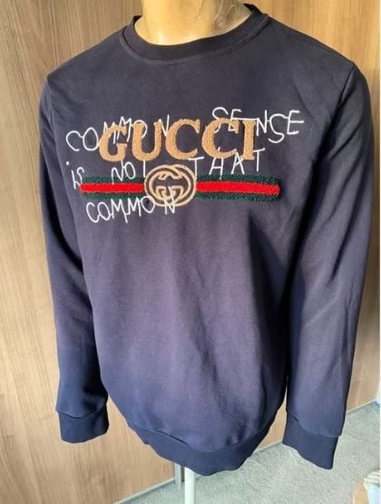 Gucci sweater trui mt. XL/XXL blauw UNISEX, Kleding | Dames, Blauw, Maat 46/48 (XL) of groter, Ophalen of Verzenden, Gucci