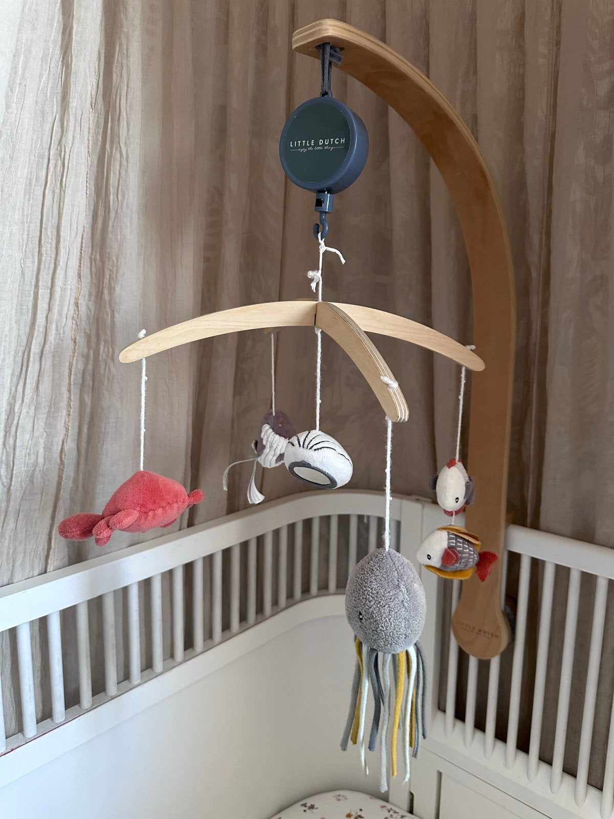 Little Dutch Muziekmobiel Ocean, Kinderen en Baby's, Speelgoed | Babyspeelgoed, Ophalen of Verzenden, Gebruikt, Mobiel, Met geluid