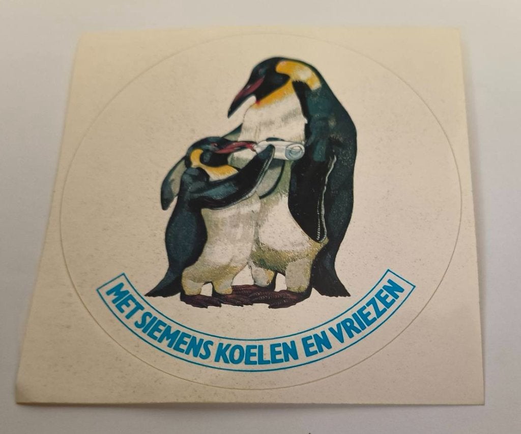 Sticker met Siemens koelen en vriezen, Ophalen of Verzenden, Zo goed als nieuw, Merk