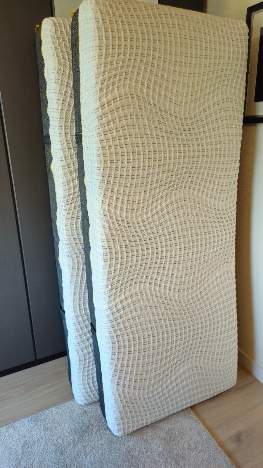 2x B Bright 80x200 hoge kwaliteits matrassen van Beter Bed, Ophalen, Eenpersoons, Zo goed als nieuw, 80 cm