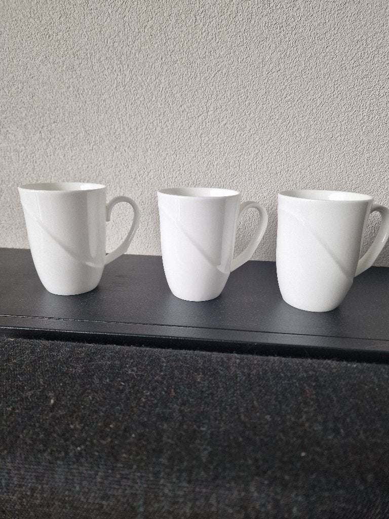 Wedgwood Solar mokken bekers, Zo goed als nieuw, Wedgwood, Porselein, Mok