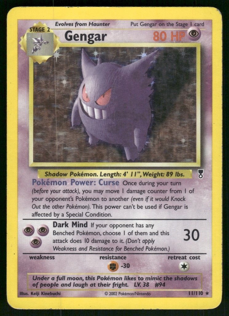 Gengar 11/110 - Legendary Collection (Good), Verzenden, Gebruikt