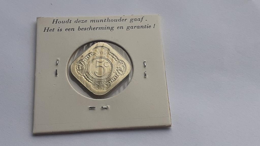 5 cent Beatrix en Prins Claus Fdc kwaliteit in de munthouder, Ophalen of Verzenden, Nieuw, Nederland, Postzegel(s) of Munt(en)