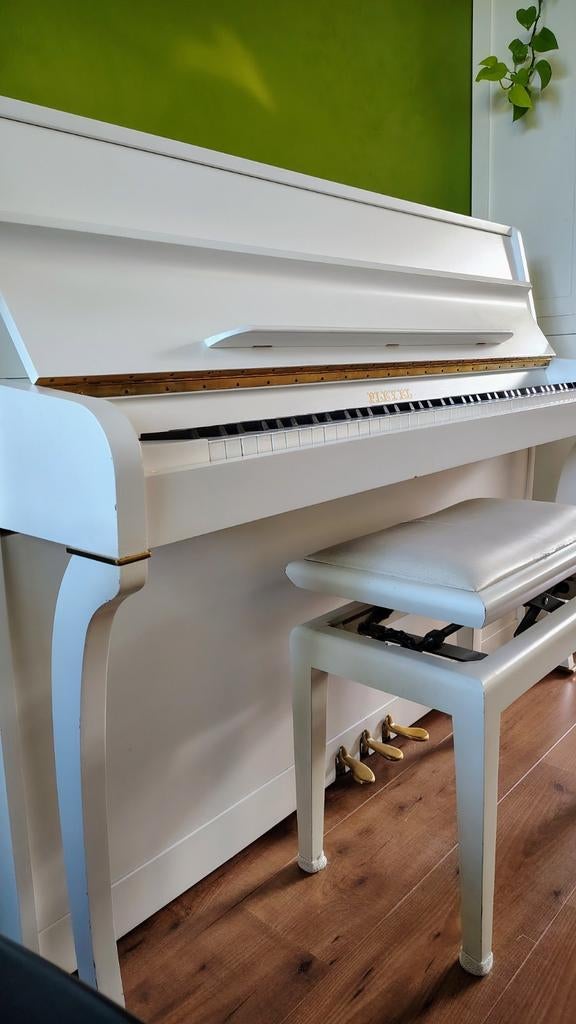Pleyel Piano - Wit, Muziek en Instrumenten, Piano's, Ophalen, Gebruikt, Wit, Piano