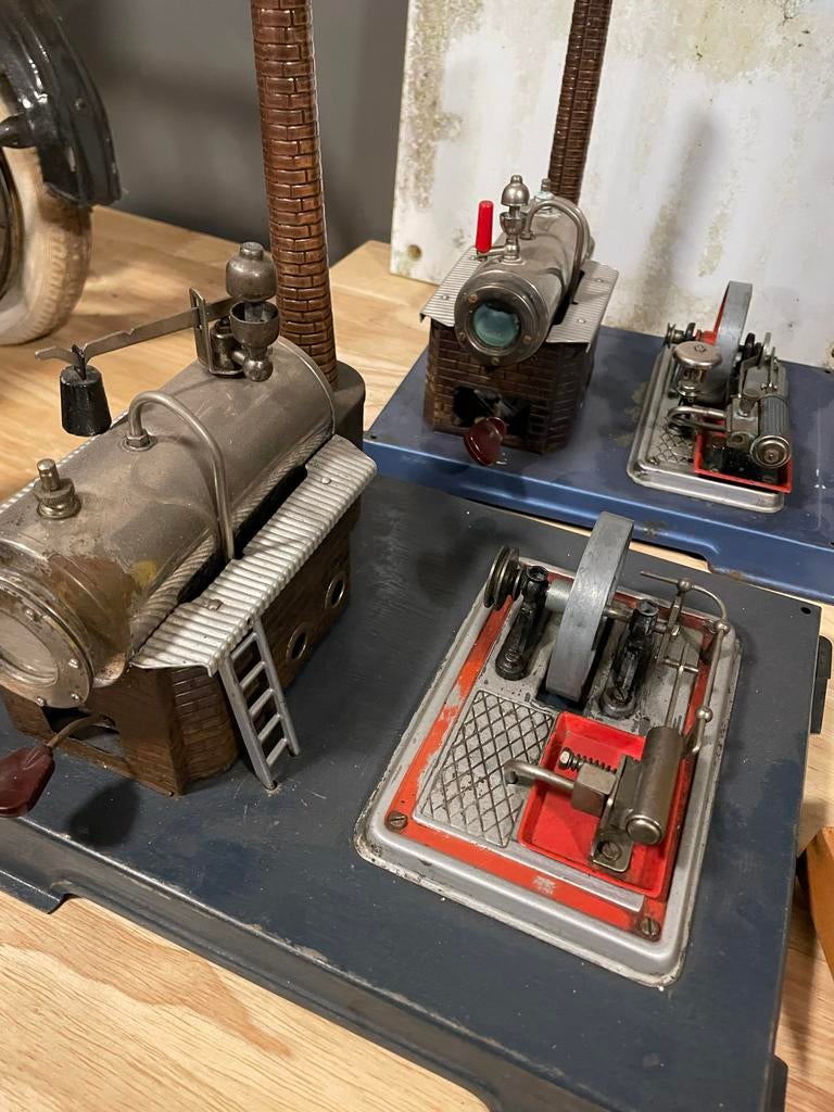 Antieke Stoommachines en Accessoires - Set, Ophalen, Gebruikt, Groter dan 1:32