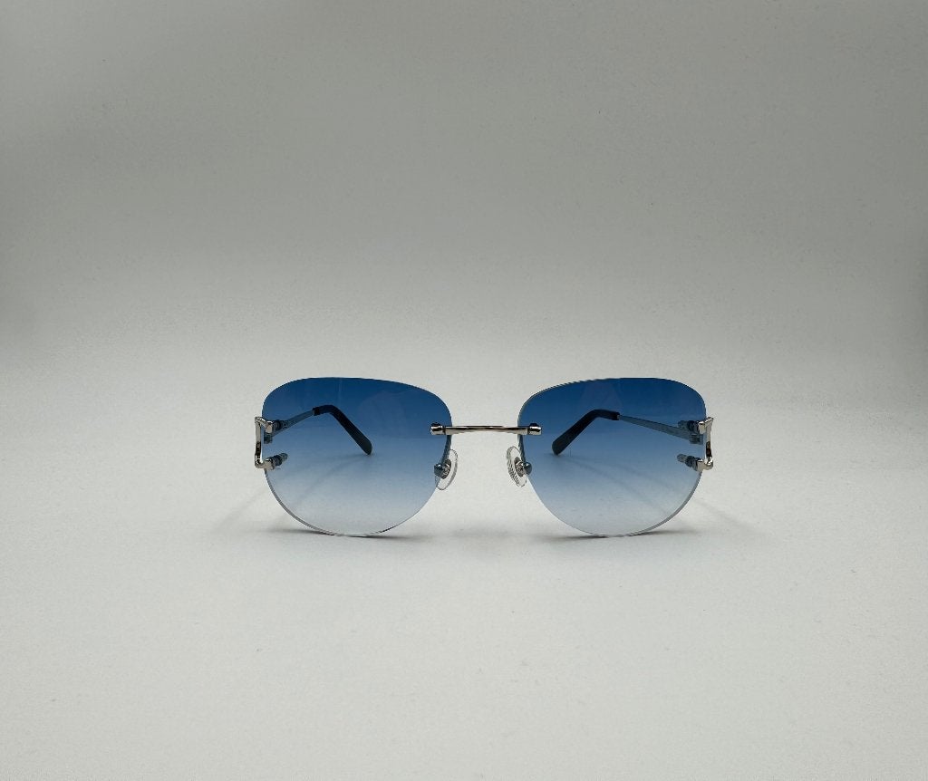 Cartier oval bril blauw, Overige merken, Blauw, Nieuw, Ophalen of Verzenden
