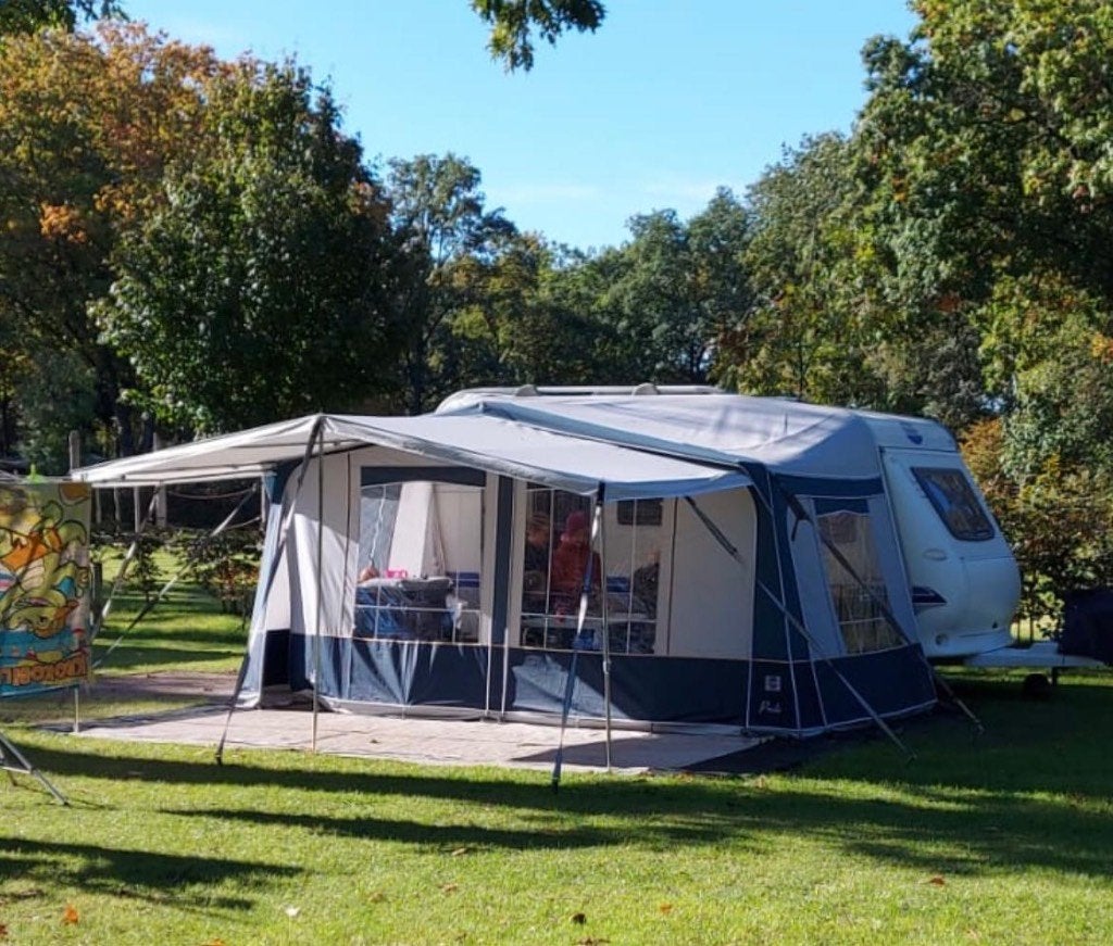 Voortent met patio luifel, Ophalen, Zo goed als nieuw