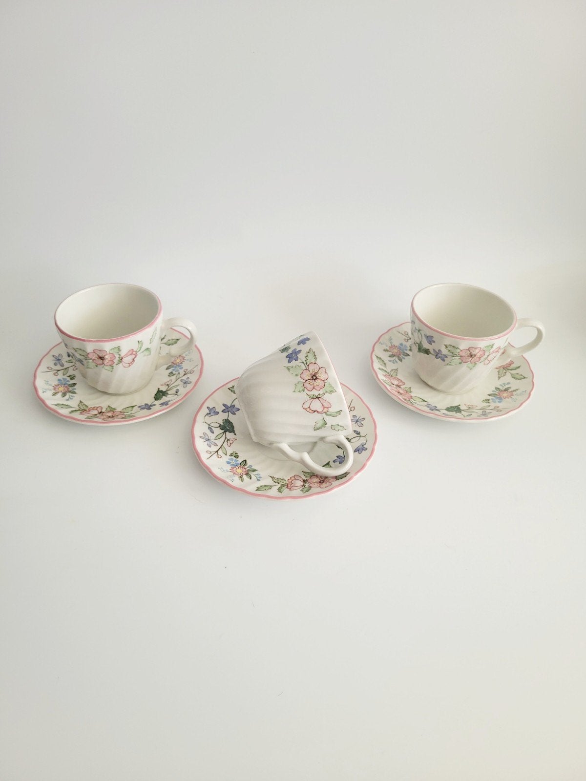 Wood & Sons England Spring fields Engels servies kop schotel, Antiek en Kunst, Ophalen of Verzenden