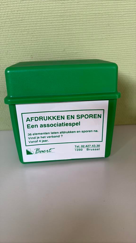 Afdrukken en sporen, associatiespel, Ophalen of Verzenden, Gebruikt