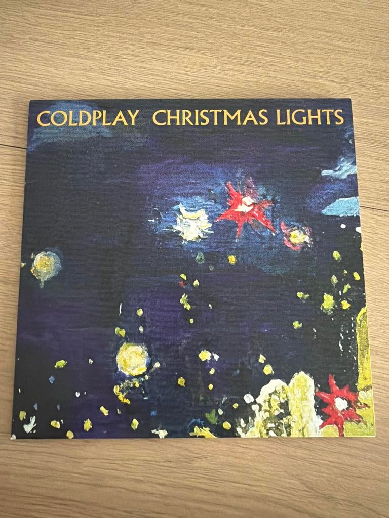 Coldplay - Christmas Lights (Blauw Vinyl Single), 2010 - 2019, 7 inch, Single, Colored vinyl
