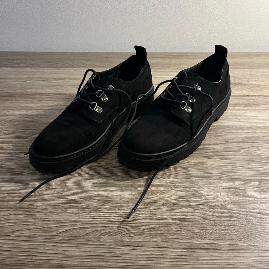 Dorothy Perkins Brogues zwarte veterschoenen (maat 40/7), Schoenen met lage hakken, Zwart, Ophalen of Verzenden, Gedragen