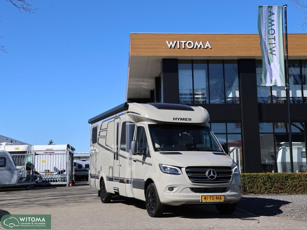 HYMER GT-S 600 STEINGRAU NATUURLIJK BIJ WITOMA, Automaat, Koelkast, Bedrijf, Diesel