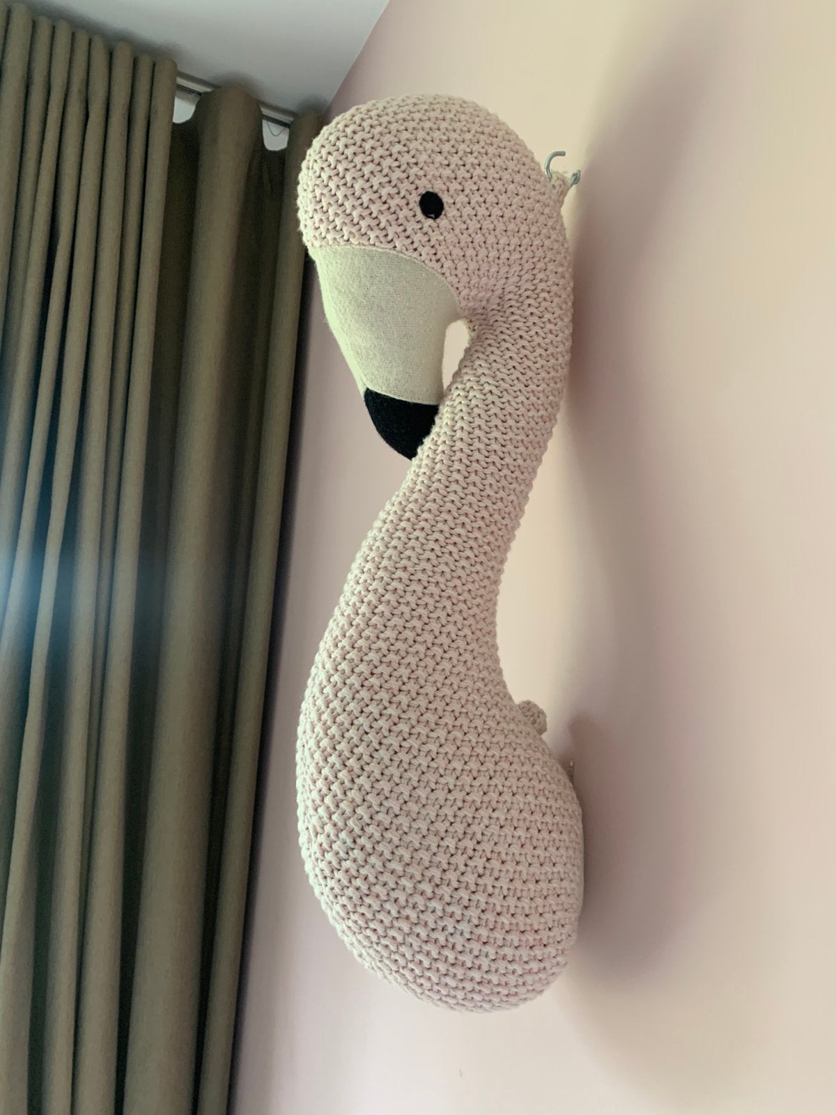 Flamingo kop, Ophalen, Zo goed als nieuw, Wanddecoratie