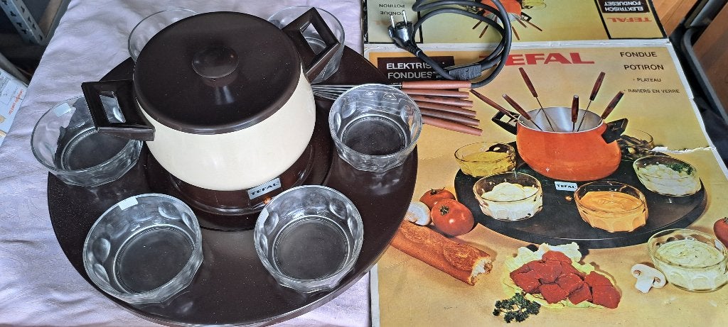 Fondueset, Ophalen, Gebruikt, Brander, Fondueset