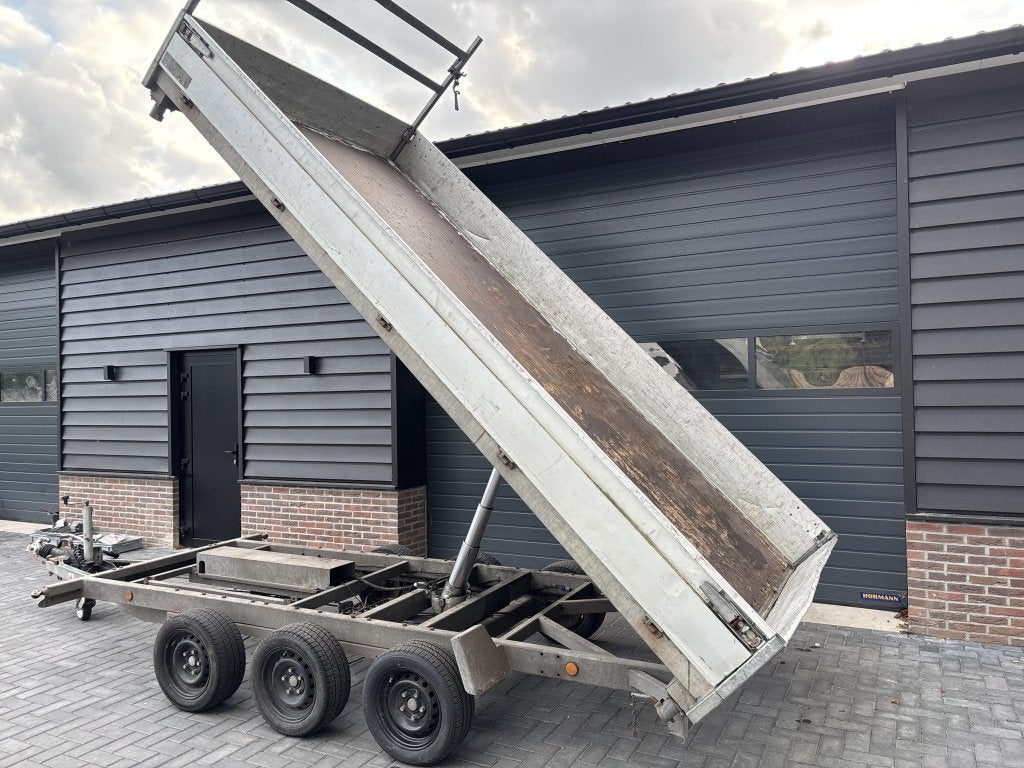 Henra Tridem kipper aanhanger aanhangwagen, Gebruikt