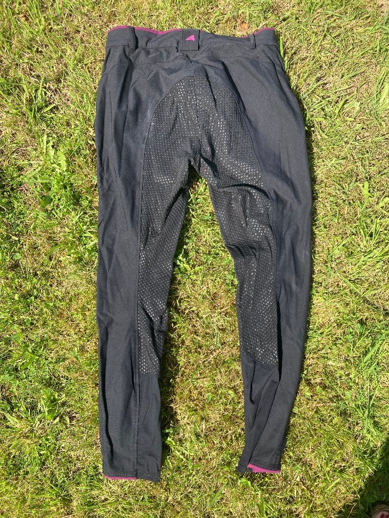 Eurostar zomer rijbroek full grip, Dieren en Toebehoren, Gebruikt, Dressuur, Eurostar, Zwart