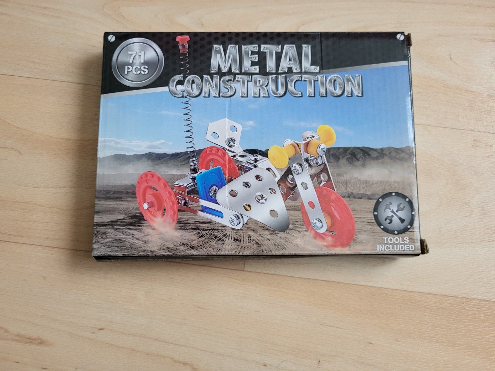 Metal construction cross motor technisch speelgoed, Ophalen of Verzenden, Nieuw, Bouwen