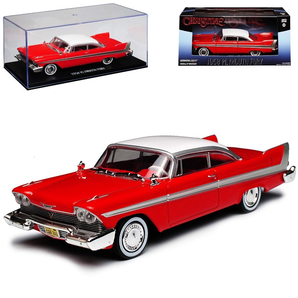 1958 Plymouth Belvedere Christine, Hobby en Vrije tijd, Modelauto's | 1:43, Ophalen of Verzenden, Zo goed als nieuw, Auto, Overige merken