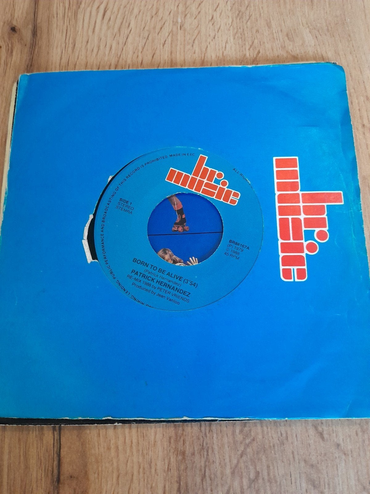 Patrick hernandez 7inch born to be alive, Ophalen of Verzenden, Zo goed als nieuw, Pop