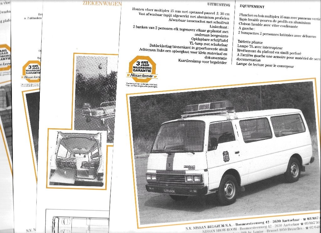 NISSAN URVAN  1975, Ophalen of Verzenden, Zo goed als nieuw, Nissan