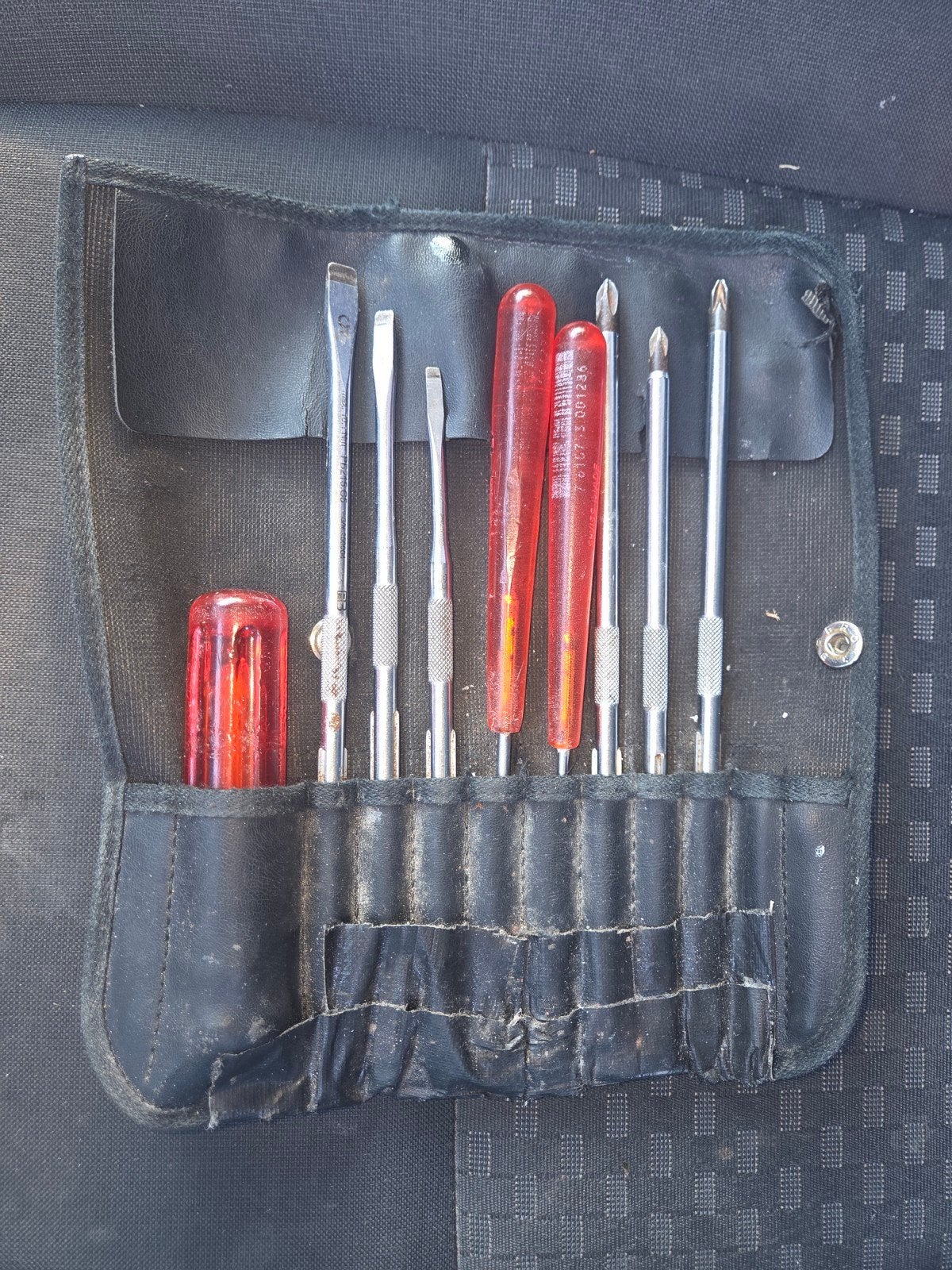 Swiss tools PB 215  Schroevendraaierset In Roletui, Ophalen of Verzenden, Gebruikt