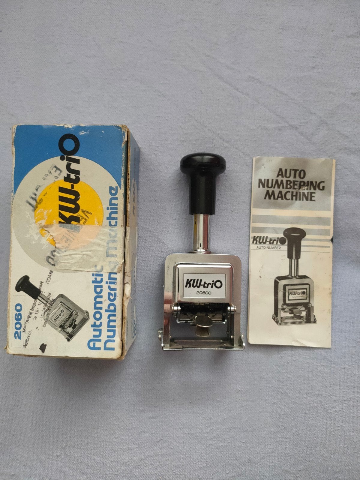 Vintage Stempel Numbering machine, Hobby en Vrije tijd, Stempelen, Ophalen, Zo goed als nieuw