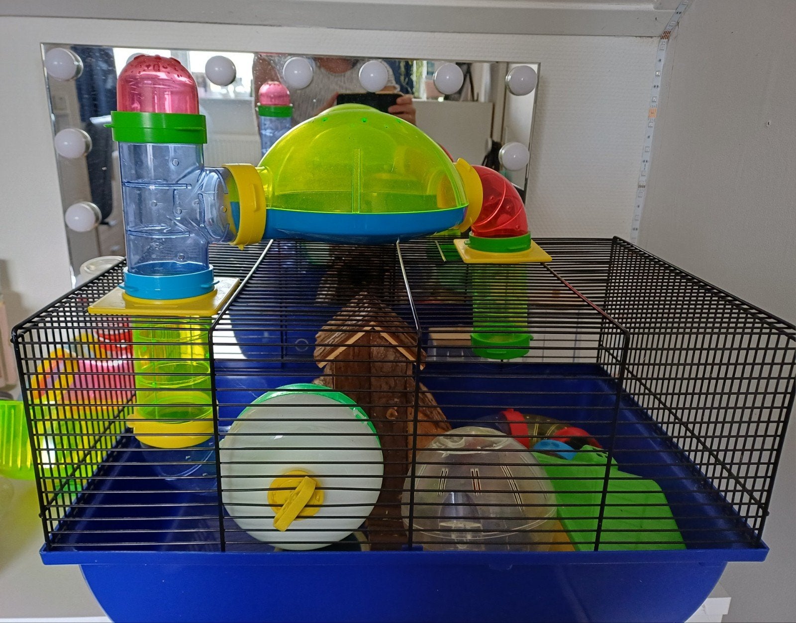 Hamster kooi te koop, Kooi, Minder dan 75 cm, Zo goed als nieuw, Hamster
